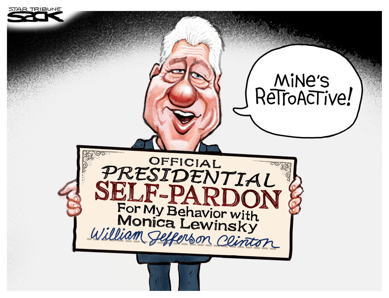 Predator Pardon by Steve Sack, The Minneapolis Star-Tribune
